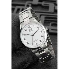 Q&Q 3G854 Unisex Kol Saati metal gümüş