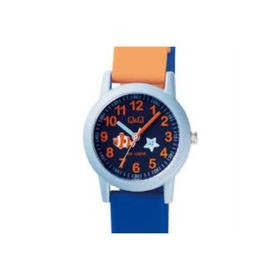 Q&Q VS49J007Y Mavi - Turuncu Unisex Çocuk Kol Saati