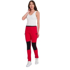 Q&Steinbock 212210 Afrodit Outdoor Spandex Kırmızı Kadın Tayt