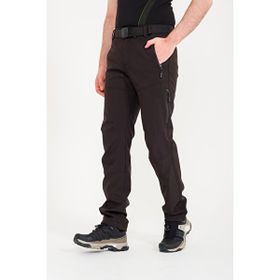 Q&Steinbock Kaunas Siyah Softshell Kışlık Erkek Outdoor Pantolonu