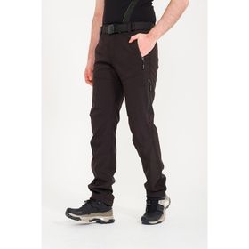 Q&Steinbock Kaunas Siyah Softshell Kışlık Erkek Outdoor Pantolonu