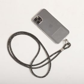 Qu Kristal Taşlı Telefon Askısı