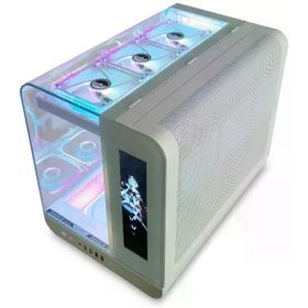 Quadro QX100-W Eagle 9x12 cm RGB Fan USB 3.2 Pencereli Mid Tower Beyaz Kasa