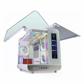 Quadro QX100-W Eagle 9x12 cm RGB Fan USB 3.2 Pencereli Mid Tower Beyaz Kasa