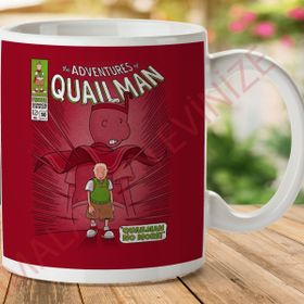 Quailman Doug Çizgi Kahraman Baskılı Kupa