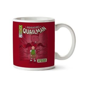 Quailman Doug Çizgi Kahraman Baskılı Kupa