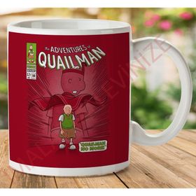 Quailman Doug Çizgi Kahraman Baskılı Kupa