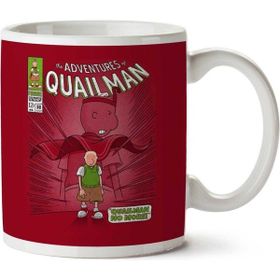 Quailman Doug Çizgi Kahraman Baskılı Kupa