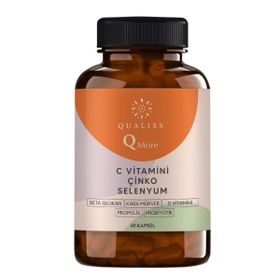 Qualiss Q More C Vitamini Çinko Selenyum 3x60 Kapsül