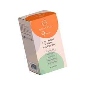 Qualiss Q More C Vitamini Çinko Selenyum 60 Kapsül