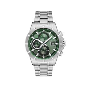 Quantum HNG1067.380 Gri Yeşil Kadran 47 mm Erkek Kol Saati