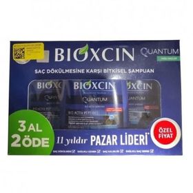 Quantum Yağlı Saçlar İçin 3x300 ML Şampuan