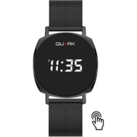 Quark QLD-100BK-1A Unisex Kol Saati