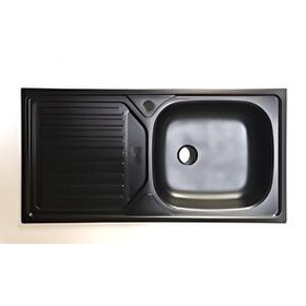 Quasar 43.5x86 Siyah Sol Eviye