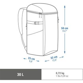 Quechua 30 lt Gri Soğutucu Sırt Çantası