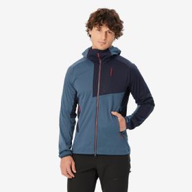 Quechua Alpinism Light Mavi Tırmanış Softshell Erkek Mont