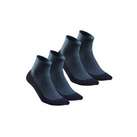 Quechua Hike 50 Orta Boy Konçlu Mavi 2 Çift Yetişkin Outdoor Çorap