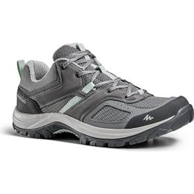 Quechua MH100 Gri Yeşil Kadın Outdoor Ayakkabı