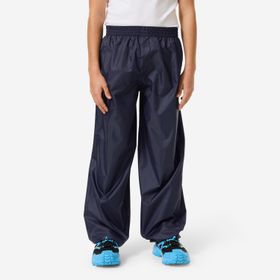 Quechua MH100 Lacivert Unisex Çocuk Su Geçirmez Üst Pantolon