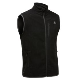 Quechua MH100 Siyah Erkek Outdoor Polar Yelek