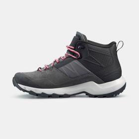Quechua MH500 Gri Su Geçirmez Kadın Outdoor Ayakkabı