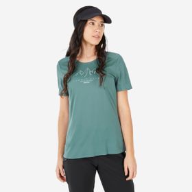 Quechua MH500 Yeşil Kadın Outdoor Tshirt