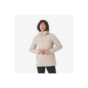 Quechua NH100 Bej Su Geçirmez -5 Derece Kadın Outdoor Kışlık Mont