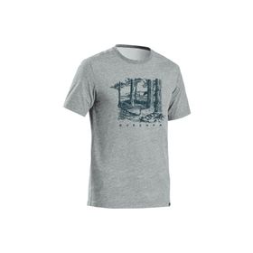 Quechua NH100 Gri Kısa Kollu Erkek Outdoor T-Shirt