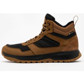 Quechua NH500 Mid Kahverengi Deri Hibrid Su Geçirmez Erkek Outdoor Kar Botu