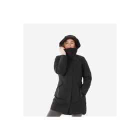 Quechua NH500 Siyah -10 Derece Su Geçirmez Kadın Outdoor Kışlık Mont