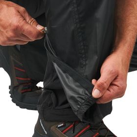 Quechua NH500 Siyah Erkek Su Geçirmez Yağmurluk Pantolon