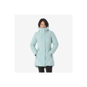Quechua NH500 Yeşil -10 Derece Su Geçirmez Kadın Outdoor Kışlık Mont