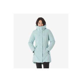 Quechua NH500 Yeşil -10 Derece Su Geçirmez Kadın Outdoor Kışlık Mont
