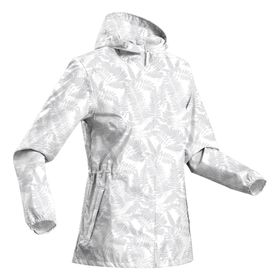 Quechua Raincut Beyaz Kadın Outdoor Yağmurluk