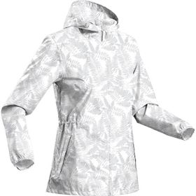 Quechua Raincut Beyaz Kadın Outdoor Yağmurluk