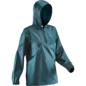 Quechua Raincut Mavi Kadın Outdoor Yağmurluk