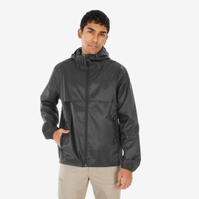 Quechua Raincut Siyah Erkek Outdoor Yağmurluk