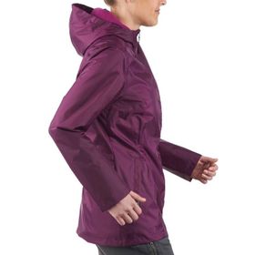Quechua SH100 Mor Kadın Outdoor Mont