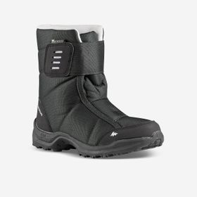 Quechua SH100 Su Geçirmez Outdoor Siyah Çocuk Kar Botu