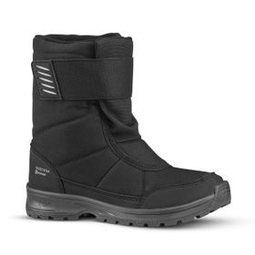 Quechua SH100 Su Geçirmez Outdoor Siyah Çocuk Kar Botu