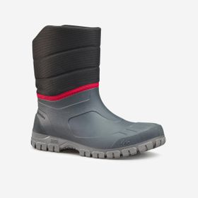 Quechua SH100 Su Geçirmez Siyah Erkek Outdoor Kar Botu