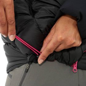 Quechua Top Warm Şişme Trekking Siyah Kadın Mont