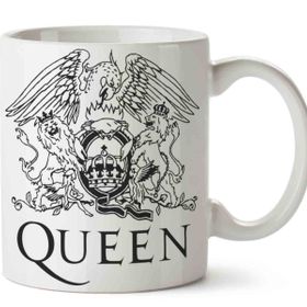 Queen Baskılı Porselen Kupa Bardak