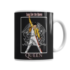 Queen Baskılı Porselen Kupa Bardak