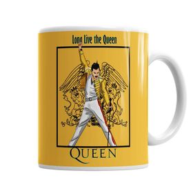 Queen Baskılı Porselen Kupa Bardak