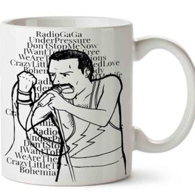 Queen Freddie Mercury Porselen Kupa Bardak