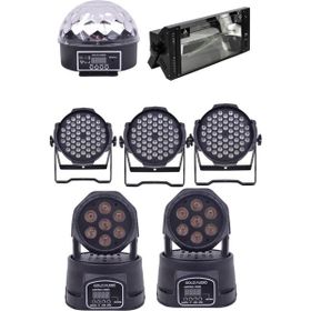 Quenlite Free Paket-6 Sahne Işık Sistemi Seti