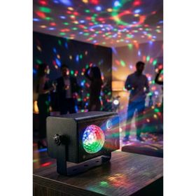 Quenlite QD-115 RGB Led Lazer Disko Topu Sahne Işık Projektörü