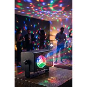 Quenlite QD-115 RGB Led Lazer Disko Topu Sahne Işık Projektörü