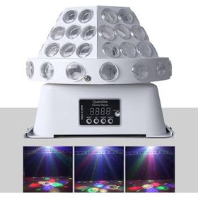 Quenlite QR-650 Dmx Profesyonel Dönerli Rgb LED Top Işık Disko Sahne Işık Sistemi
